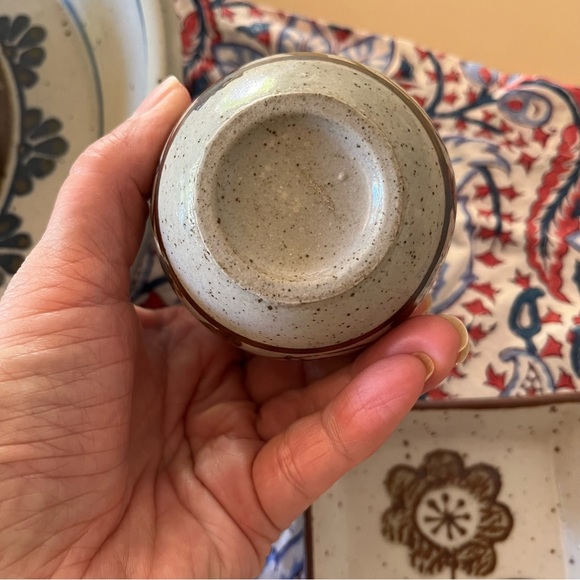 Vintage 70’s stoneware set of 3 - Picture 7 of 7